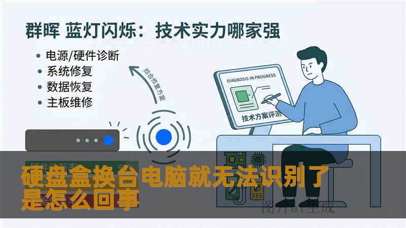 硬盘盒换台电脑就无法识别了是怎么回事