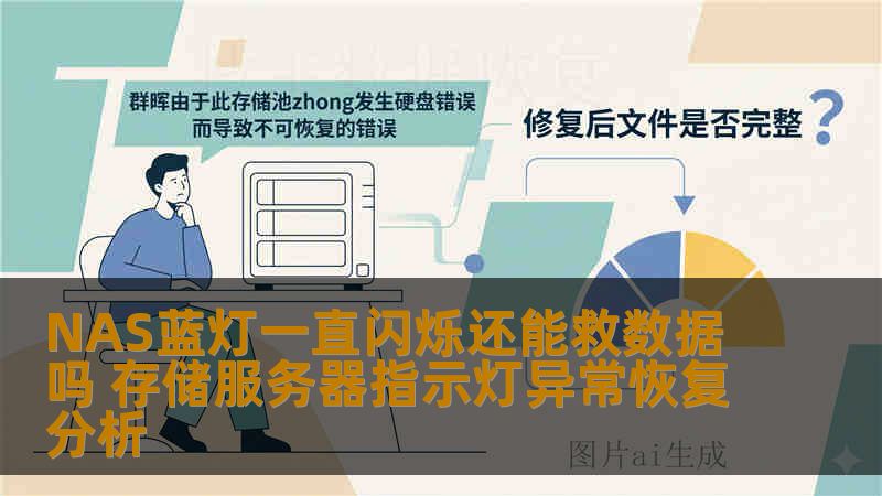 NAS蓝灯一直闪烁还能救数据吗 存储服务器指示灯异常恢复分析