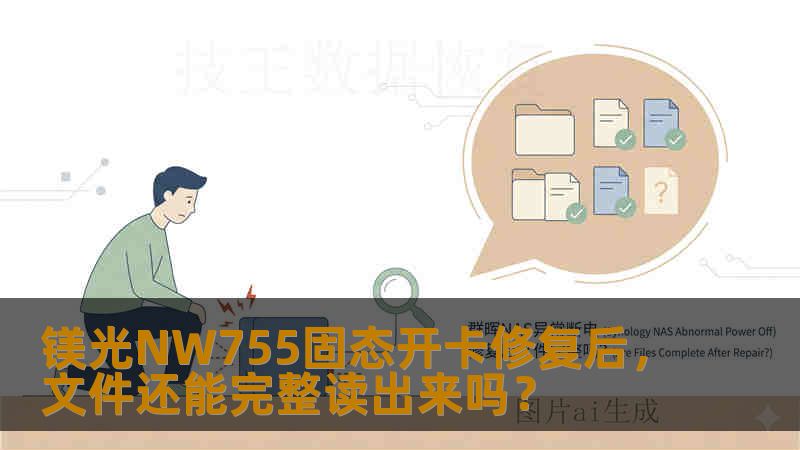 镁光NW755固态开卡修复后，文件还能完整读出来吗？