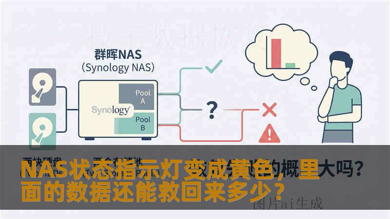 NAS状态指示灯变成黄色，里面的数据还能救回来多少？
