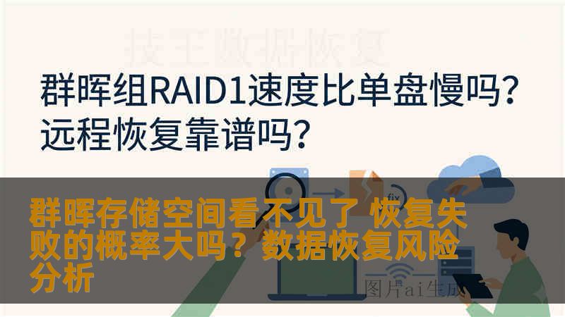 群晖存储空间看不见了 恢复失败的概率大吗？数据恢复风险分析