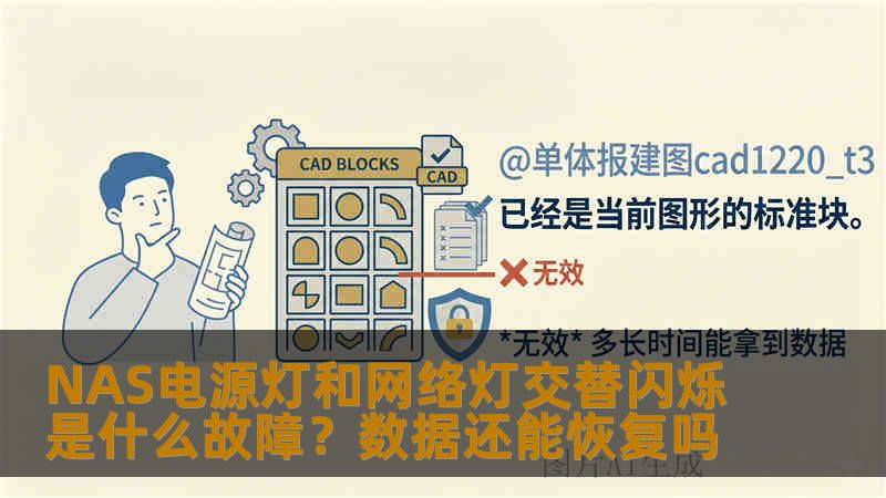 NAS电源灯和网络灯交替闪烁是什么故障？数据还能恢复吗