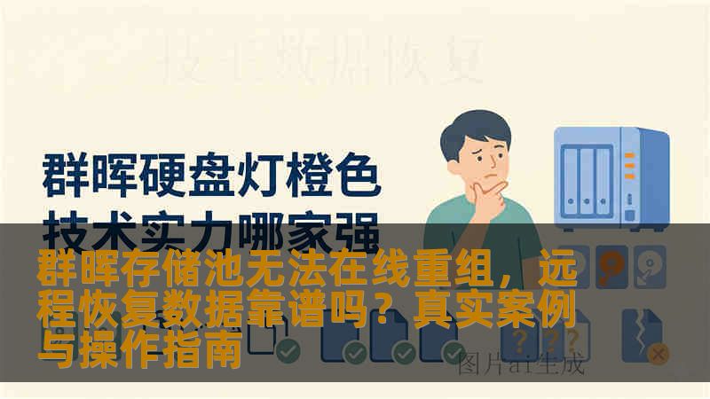 群晖存储池无法在线重组，远程恢复数据靠谱吗？真实案例与操作指南