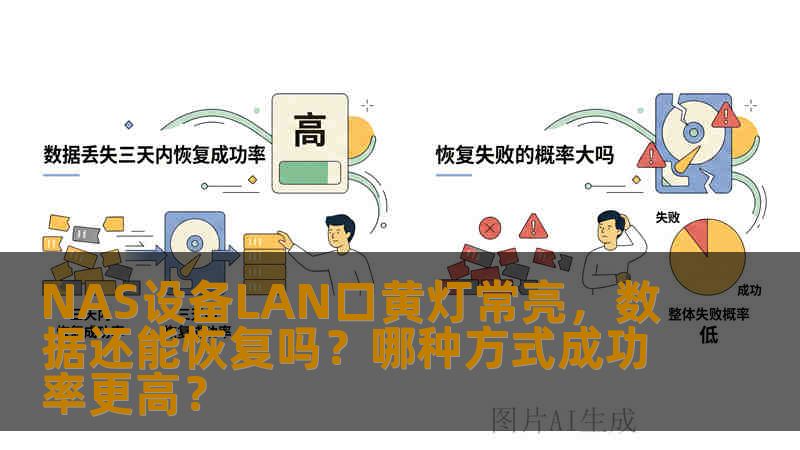 NAS设备LAN口黄灯常亮，数据还能恢复吗？哪种方式成功率更高？