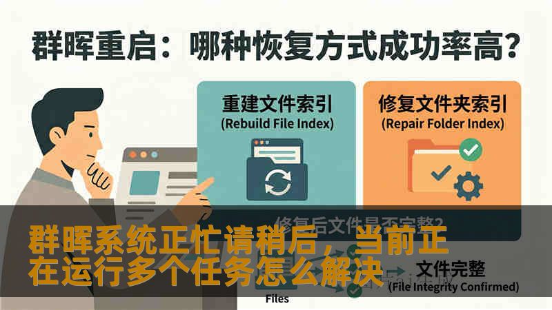 群晖系统正忙请稍后，当前正在运行多个任务怎么解决