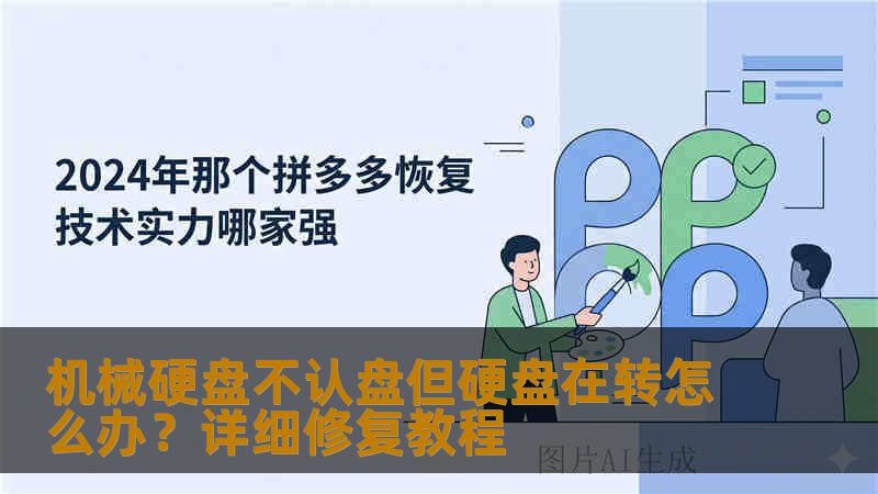 机械硬盘不认盘但硬盘在转怎么办？详细修复教程