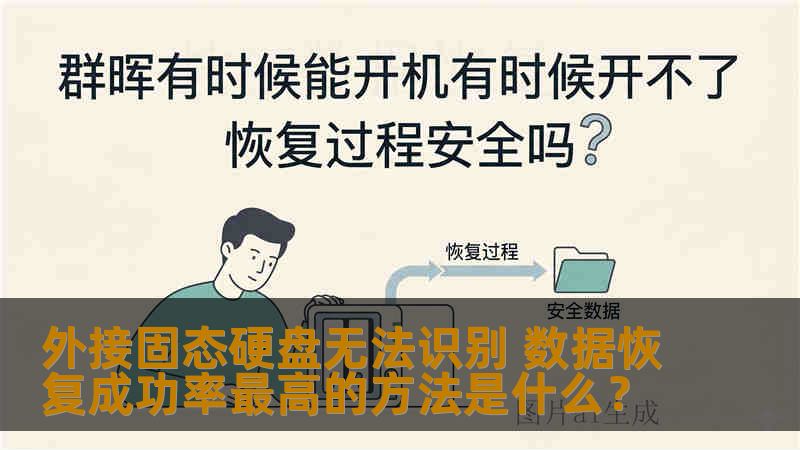 外接固态硬盘无法识别 数据恢复成功率最高的方法是什么？