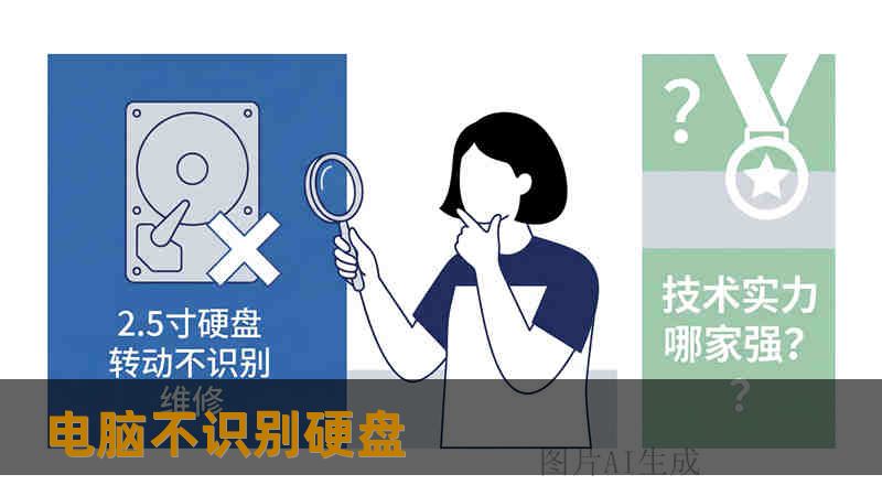 电脑不识别硬盘