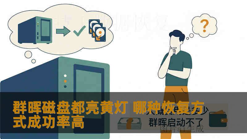 群晖磁盘都亮黄灯 哪种恢复方式成功率高