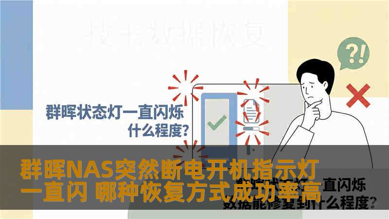 群晖NAS突然断电开机指示灯一直闪 哪种恢复方式成功率高 群晖NAS突然断电开机指示灯一直闪 哪种恢复方式成功率高