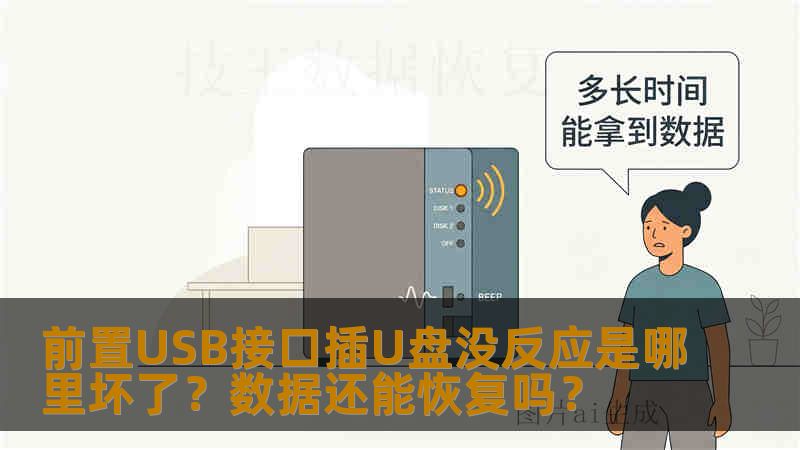 前置USB接口插U盘没反应是哪里坏了？数据还能恢复吗？