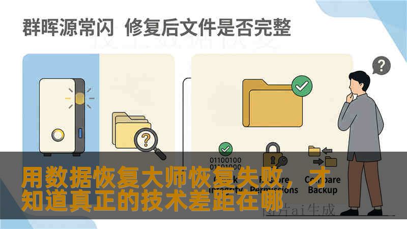 用数据恢复大师恢复失败，才知道真正的技术差距在哪