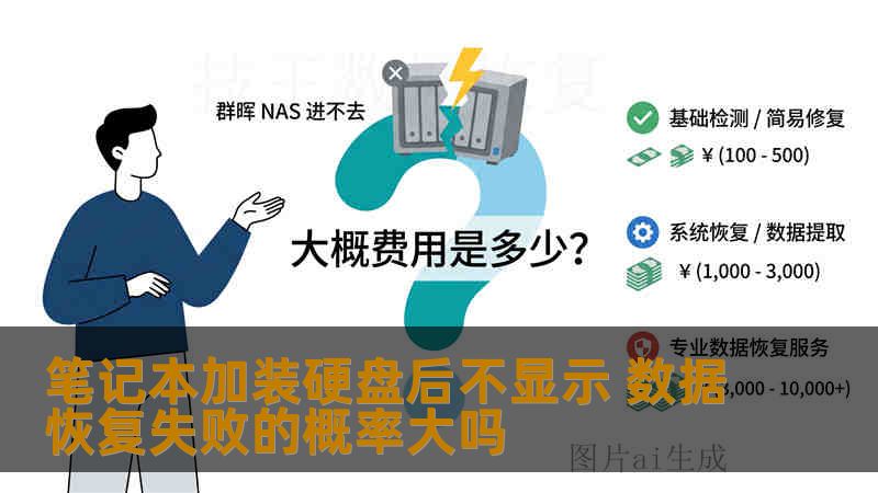 笔记本加装硬盘后不显示 数据恢复失败的概率大吗