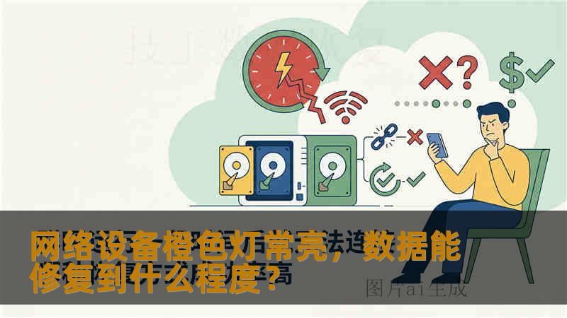 网络设备橙色灯常亮，数据能修复到什么程度？