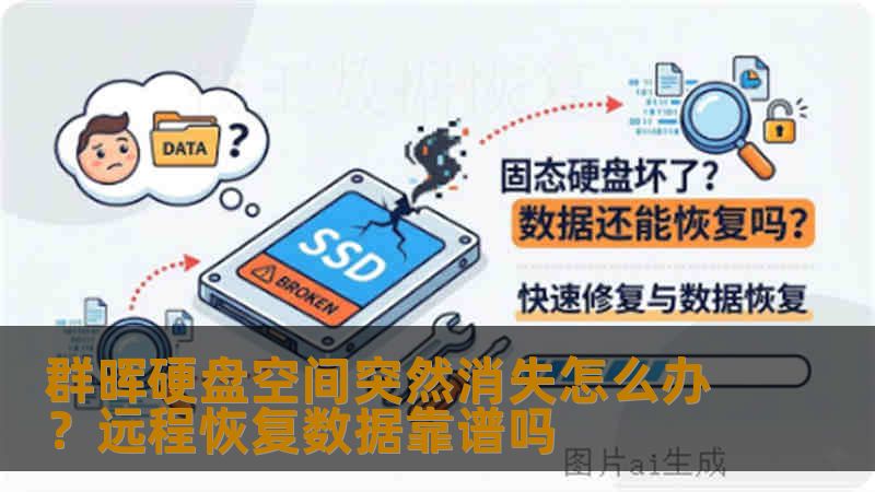 群晖硬盘空间突然消失怎么办？远程恢复数据靠谱吗
