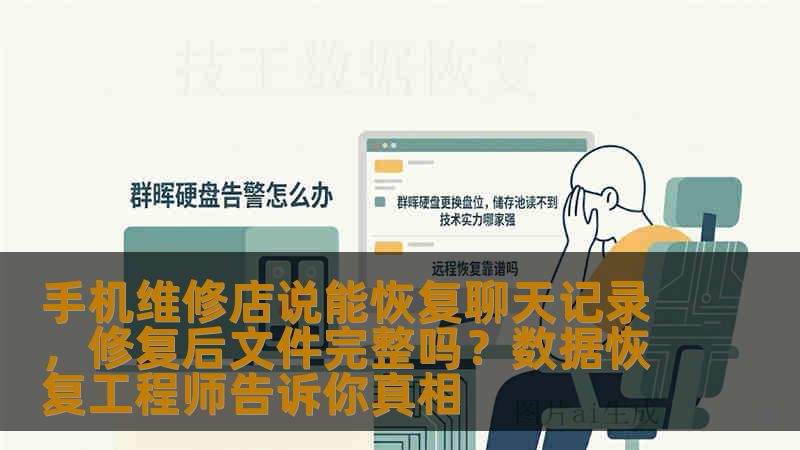 手机维修店说能恢复聊天记录，修复后文件完整吗？数据恢复工程师告诉你真相