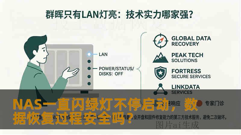 NAS一直闪绿灯不停启动，数据恢复过程安全吗？