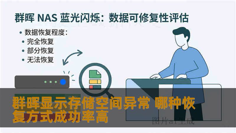 群晖显示存储空间异常 哪种恢复方式成功率高