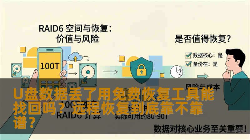 U盘数据丢了用免费恢复工具能找回吗？远程恢复到底靠不靠谱？