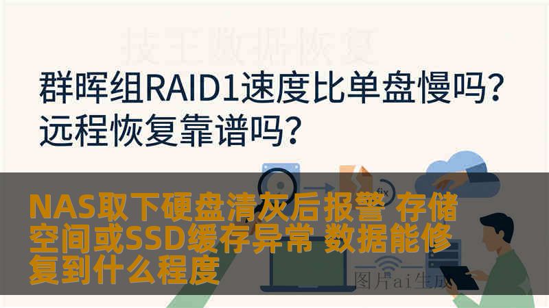 NAS取下硬盘清灰后报警 存储空间或SSD缓存异常 数据能修复到什么程度 NAS取下硬盘清灰后报警 存储空间或SSD缓存异常 数据能修复到什么程度