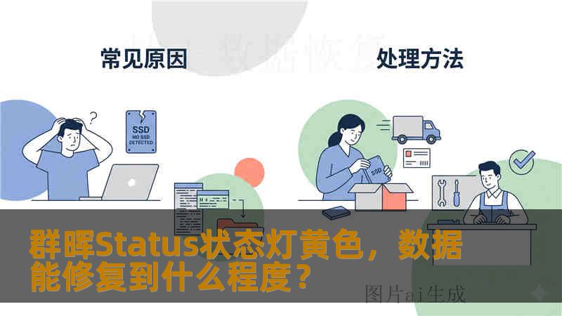 群晖Status状态灯黄色,数据能修复到什么程度? 群晖Status状态灯黄色,数据能修复到什么程度?