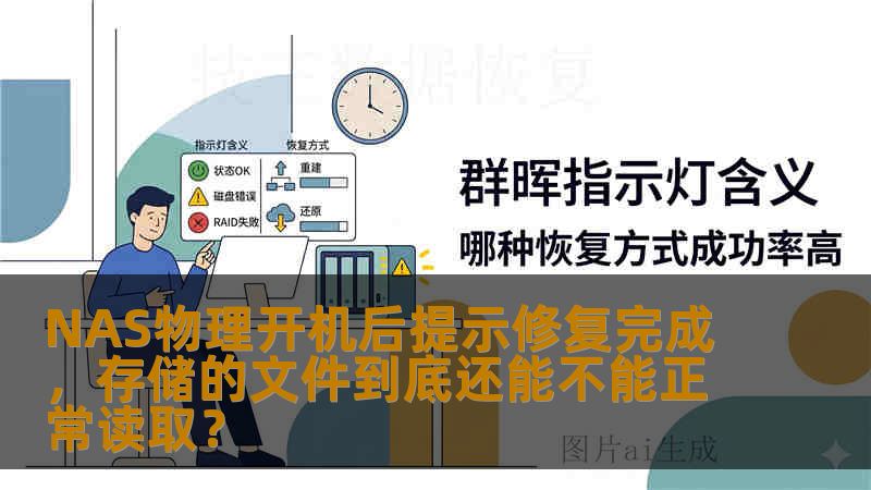 NAS物理开机后提示修复完成，存储的文件到底还能不能正常读取？
