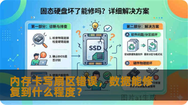 内存卡写扇区错误，数据能修复到什么程度？
