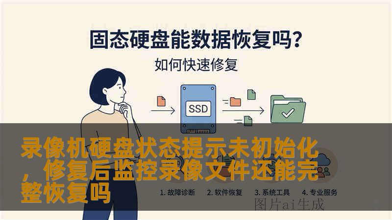 录像机硬盘状态提示未初始化,修复后监控录像文件还能完整恢复吗 录像机硬盘状态提示未初始化,修复后监控录像文件还能完整恢复吗