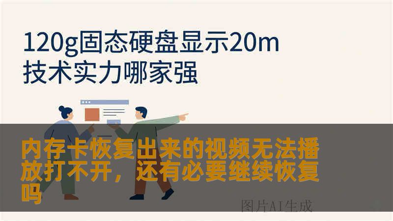 内存卡恢复出来的视频无法播放打不开，还有必要继续恢复吗