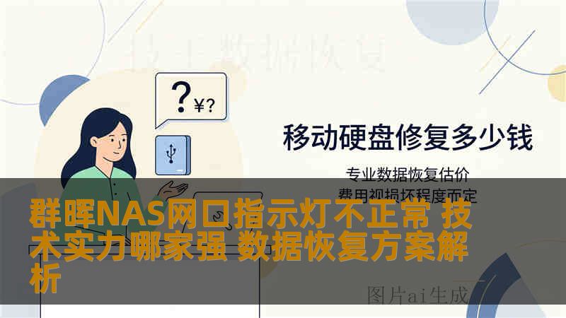 群晖NAS网口指示灯不正常 技术实力哪家强 数据恢复方案解析