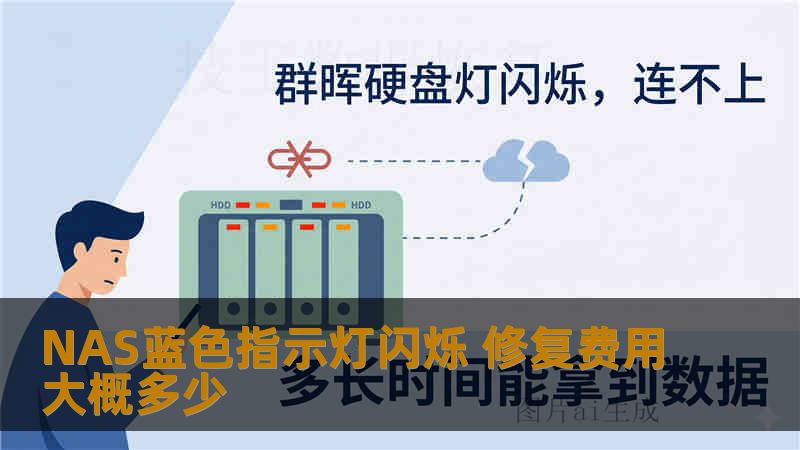 NAS蓝色指示灯闪烁 修复费用大概多少