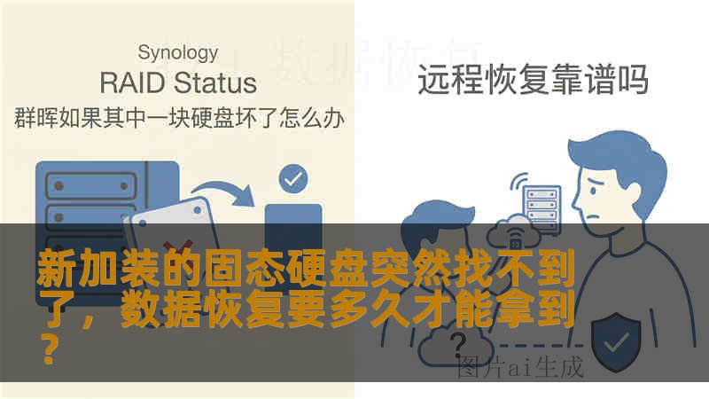 新加装的固态硬盘突然找不到了，数据恢复要多久才能拿到？