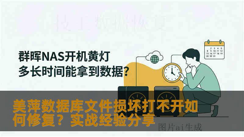 美萍数据库文件损坏打不开如何修复？实战经验分享