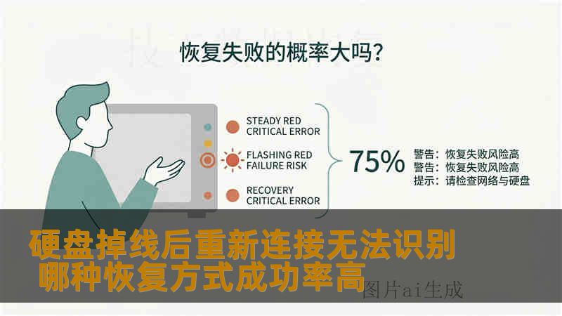 硬盘掉线后重新连接无法识别 哪种恢复方式成功率高