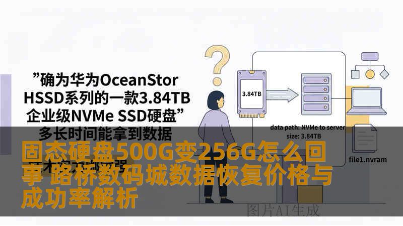固态硬盘500G变256G怎么回事 路桥数码城数据恢复价格与成功率解析