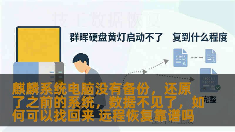 麒麟系统电脑没有备份，还原了之前的系统，数据不见了，如何可以找回来 远程恢复靠谱吗