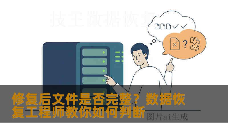 修复后文件是否完整？数据恢复工程师教你如何判断