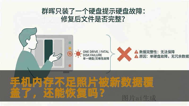 手机内存不足照片被新数据覆盖了，还能恢复吗？