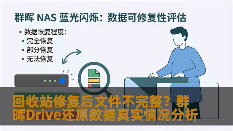 回收站修复后文件不完整？群晖Drive还原数据真实情况分析