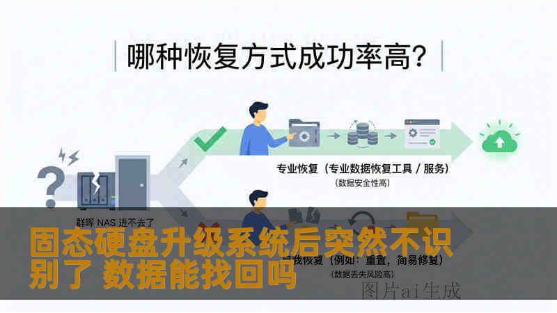 固态硬盘升级系统后突然不识别了 数据能找回吗