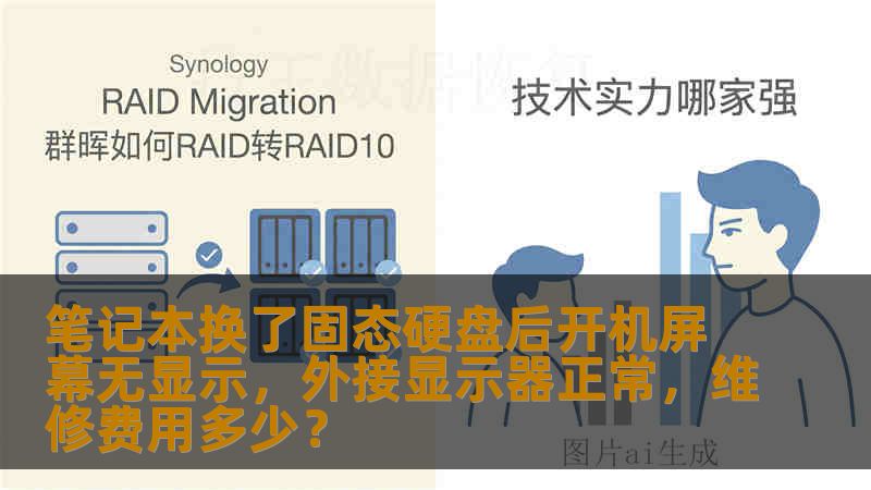 笔记本换了固态硬盘后开机屏幕无显示,外接显示器正常,维修费用多少? 笔记本换了固态硬盘后开机屏幕无显示,外接显示器正常,维修费用多少?