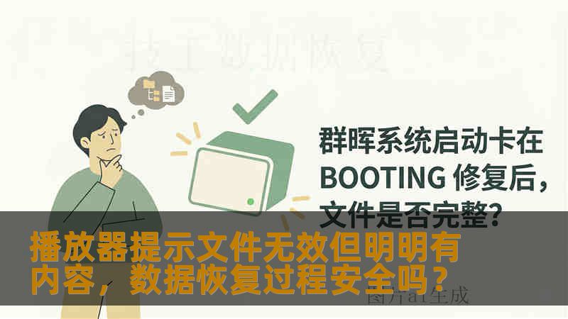 播放器提示文件无效但明明有内容,数据恢复过程安全吗? 播放器提示文件无效但明明有内容,数据恢复过程安全吗?