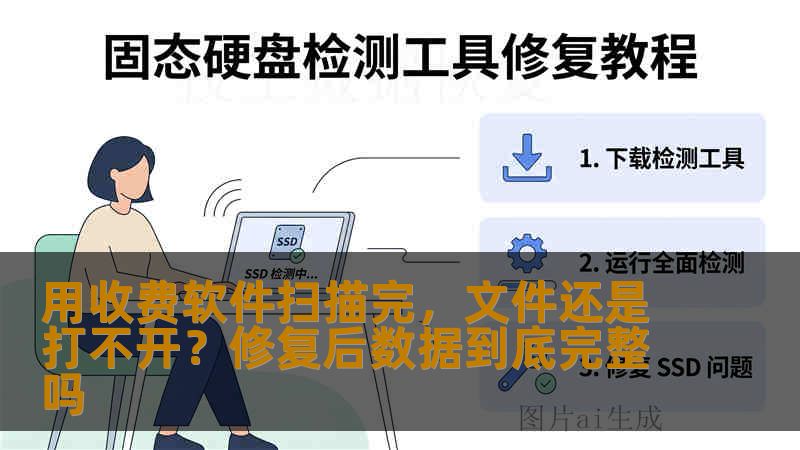 用收费软件扫描完，文件还是打不开？修复后数据到底完整吗
