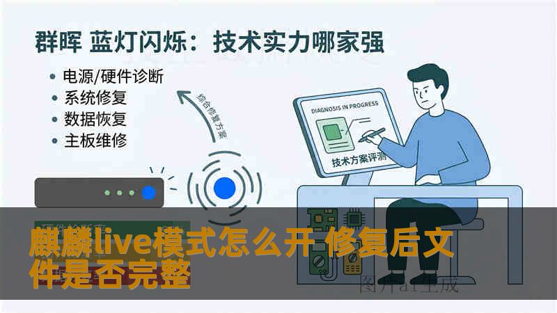 麒麟live模式怎么开 修复后文件是否完整