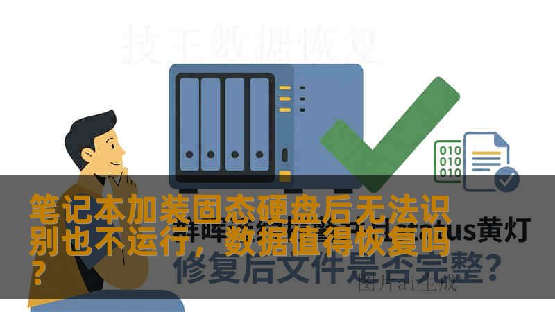 笔记本加装固态硬盘后无法识别也不运行，数据值得恢复吗？