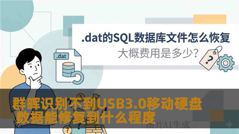 群晖识别不到USB3.0移动硬盘 数据能修复到什么程度 群晖识别不到USB3.0移动硬盘 数据能修复到什么程度