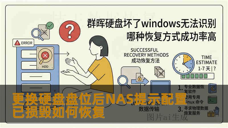 更换硬盘盘位后NAS提示配置已损毁如何恢复