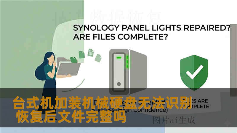 台式机加装机械硬盘无法识别 恢复后文件完整吗