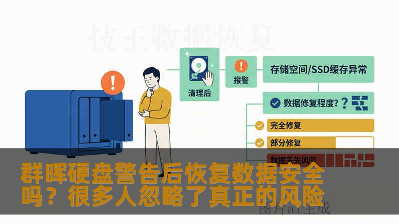 群晖硬盘警告后恢复数据安全吗？很多人忽略了真正的风险