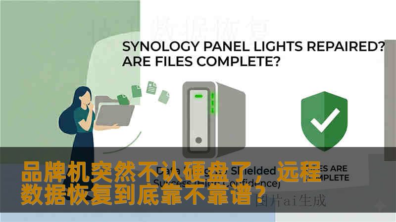 品牌机突然不认硬盘了，远程数据恢复到底靠不靠谱？